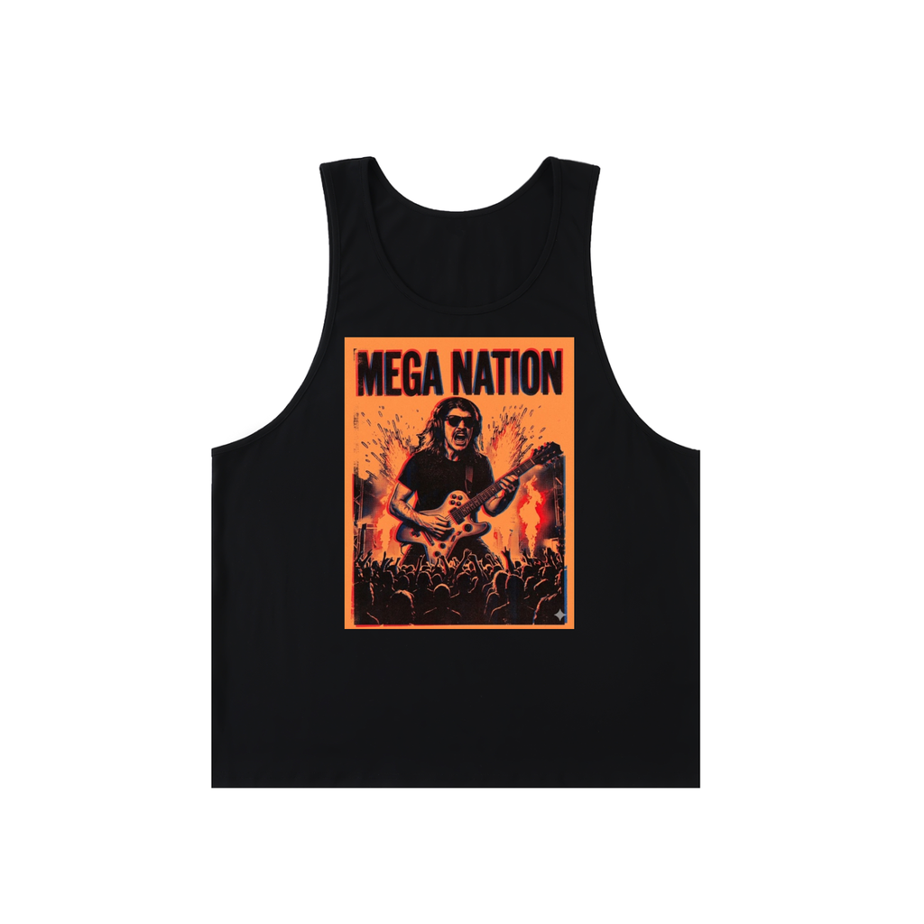 Mega Nation Gamer Guitar Loose Fit Tank Top (2 colors)