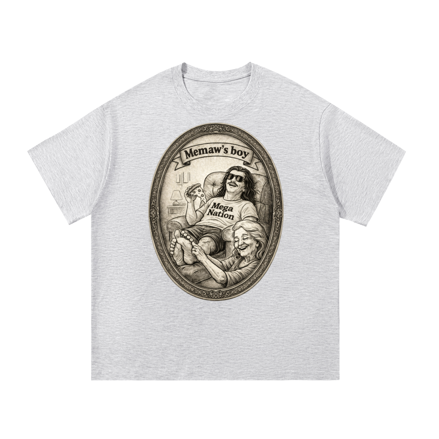 Mega Nation Memaw's Boy T-Shirt (10 colors)