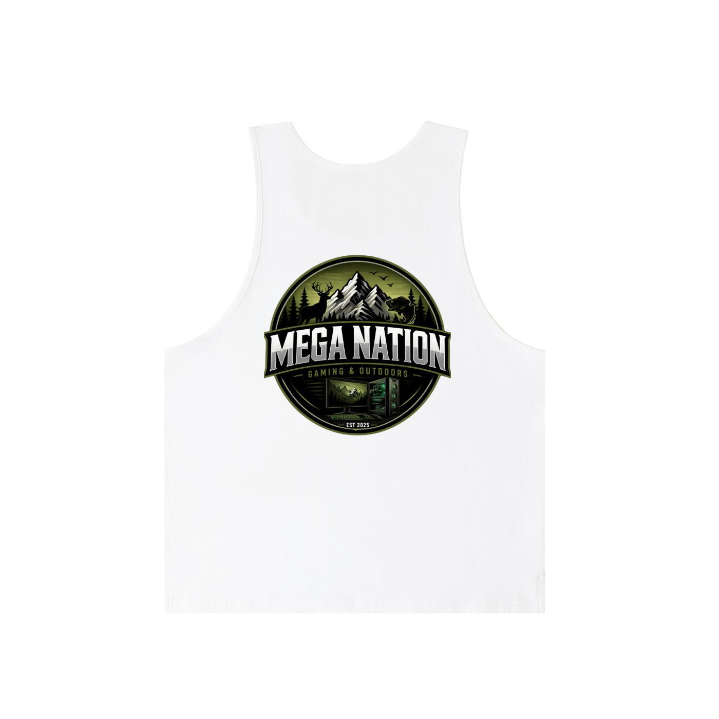MNA Gaming & Outdoors (Front and Back Logo)  Loose Fit Tank Top (2 colors)