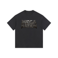Mega Nation Damaged Plate Oversized Cotton T-Shirt (11 colors)