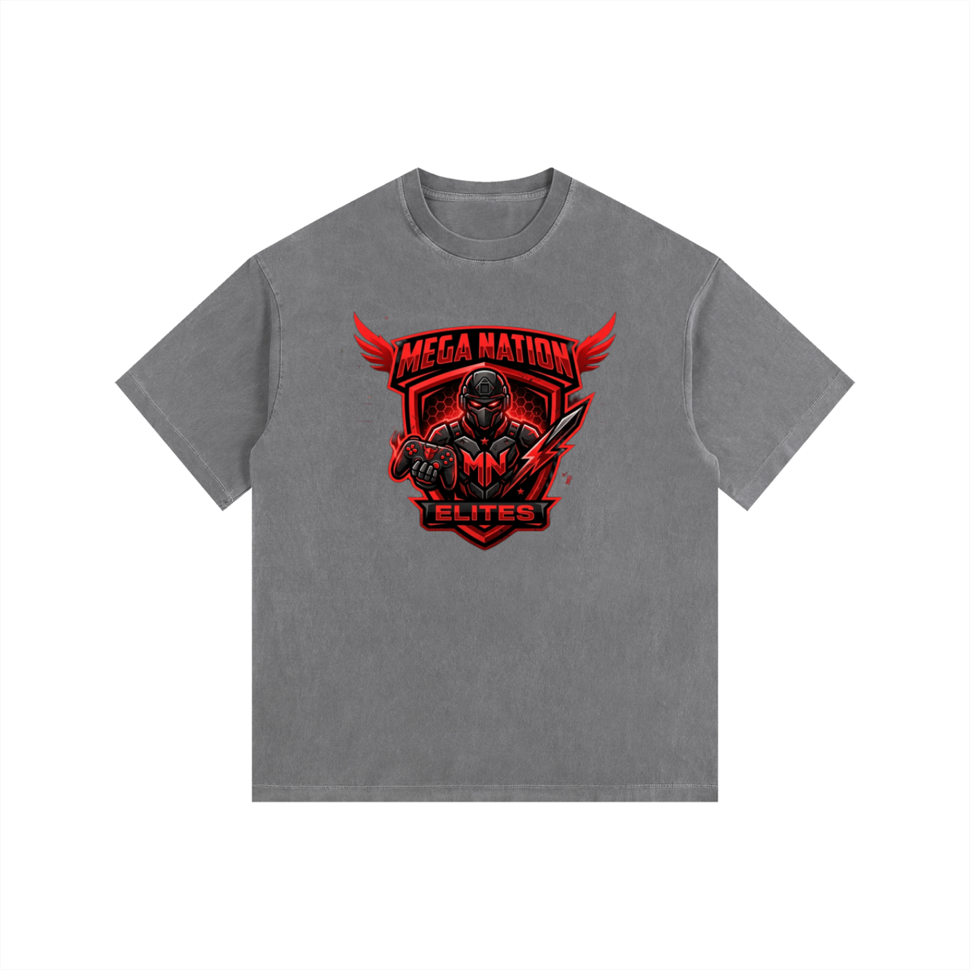 Mega Nation Elites Oversized Cotton T-Shirt (5 colors)