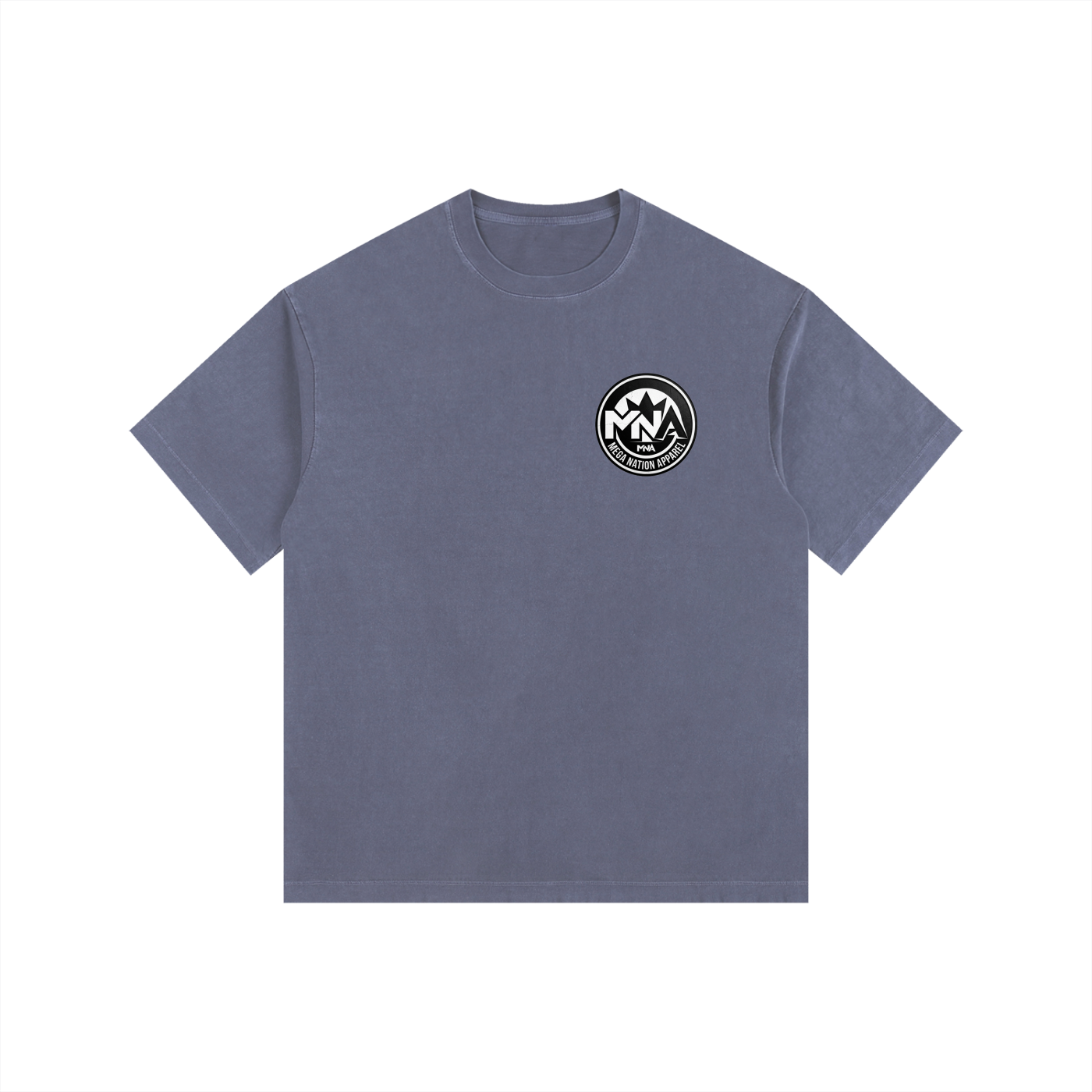 MNA Vibe & Conquer (Front and Back Logo) Oversized Cotton T-Shirt (9 colors)