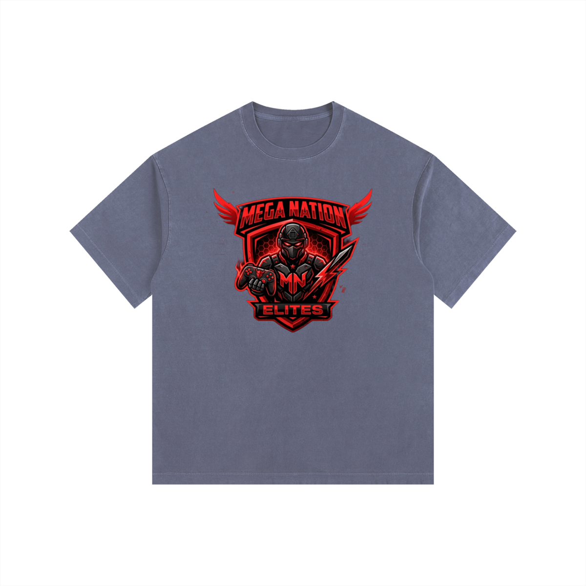 Mega Nation Elites Oversized Cotton T-Shirt (5 colors)