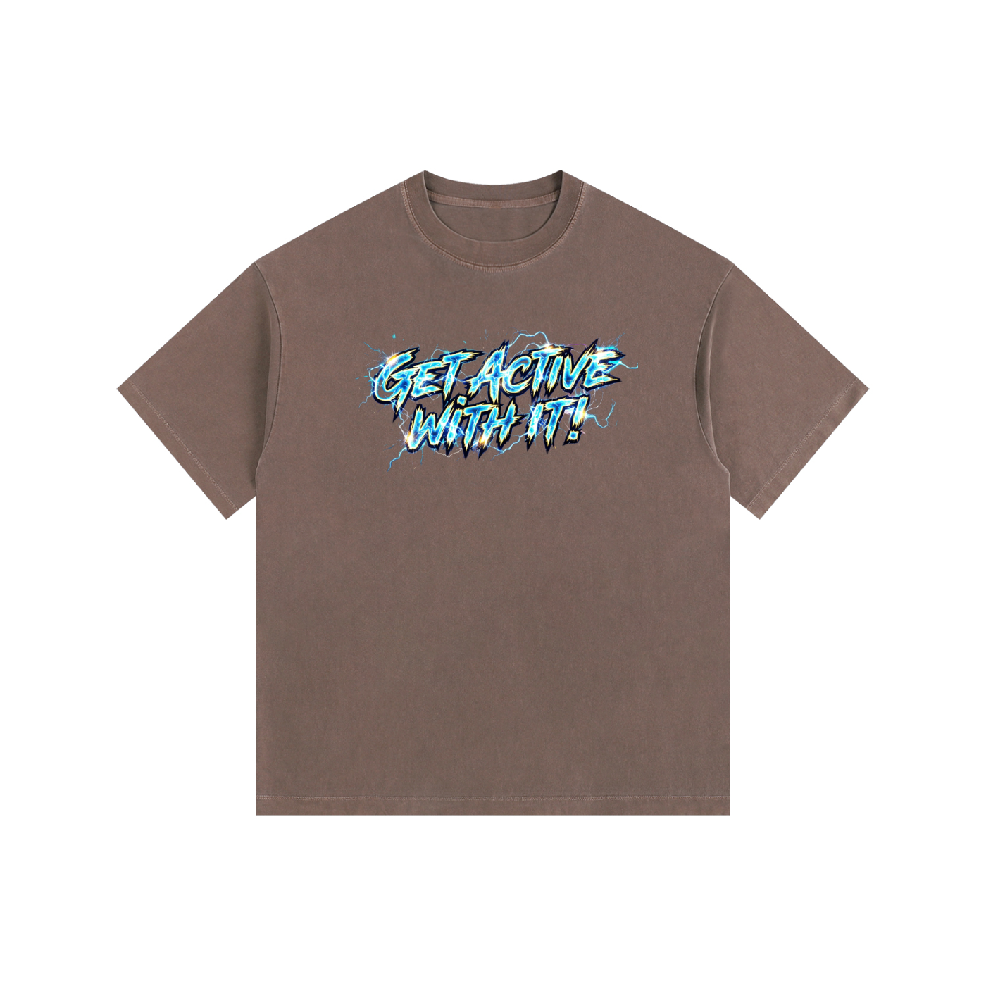 Get Active With It Voltage Oversized Cotton T-Shirt (11 colors)