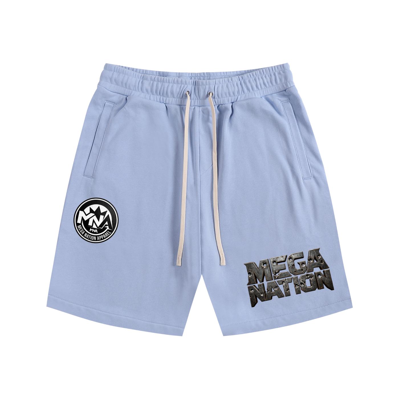 MNA Damaged Plate Essential Cotton Shorts (6 colors)