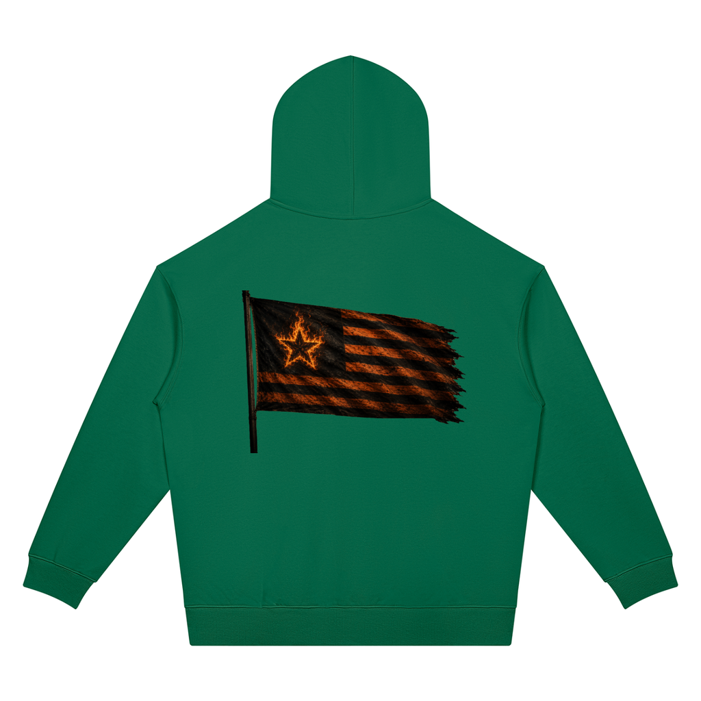 Mega Nation Flag Unisex Oversized Drop Shoulder Hoodie (7 colors)