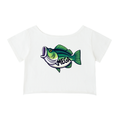 Mega Bass Off-Shoulder Cropped T-Shirt (4 colors)