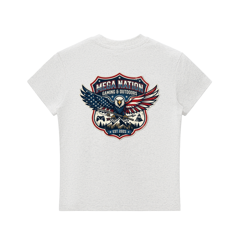MNA Eagle Gaming & Outdoors (Front and Back Logo) T-Shirt (7 colors)