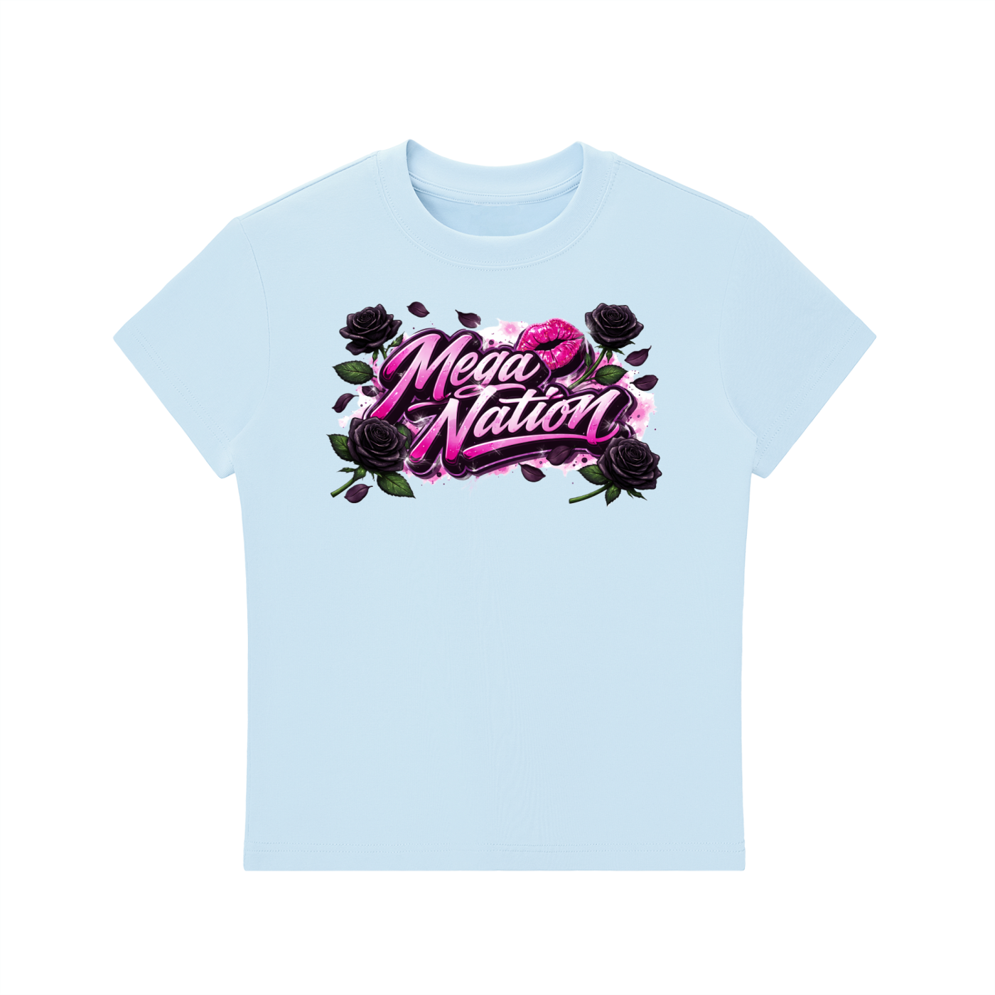 Mega Nation Black Rose T-Shirt (7 colors)