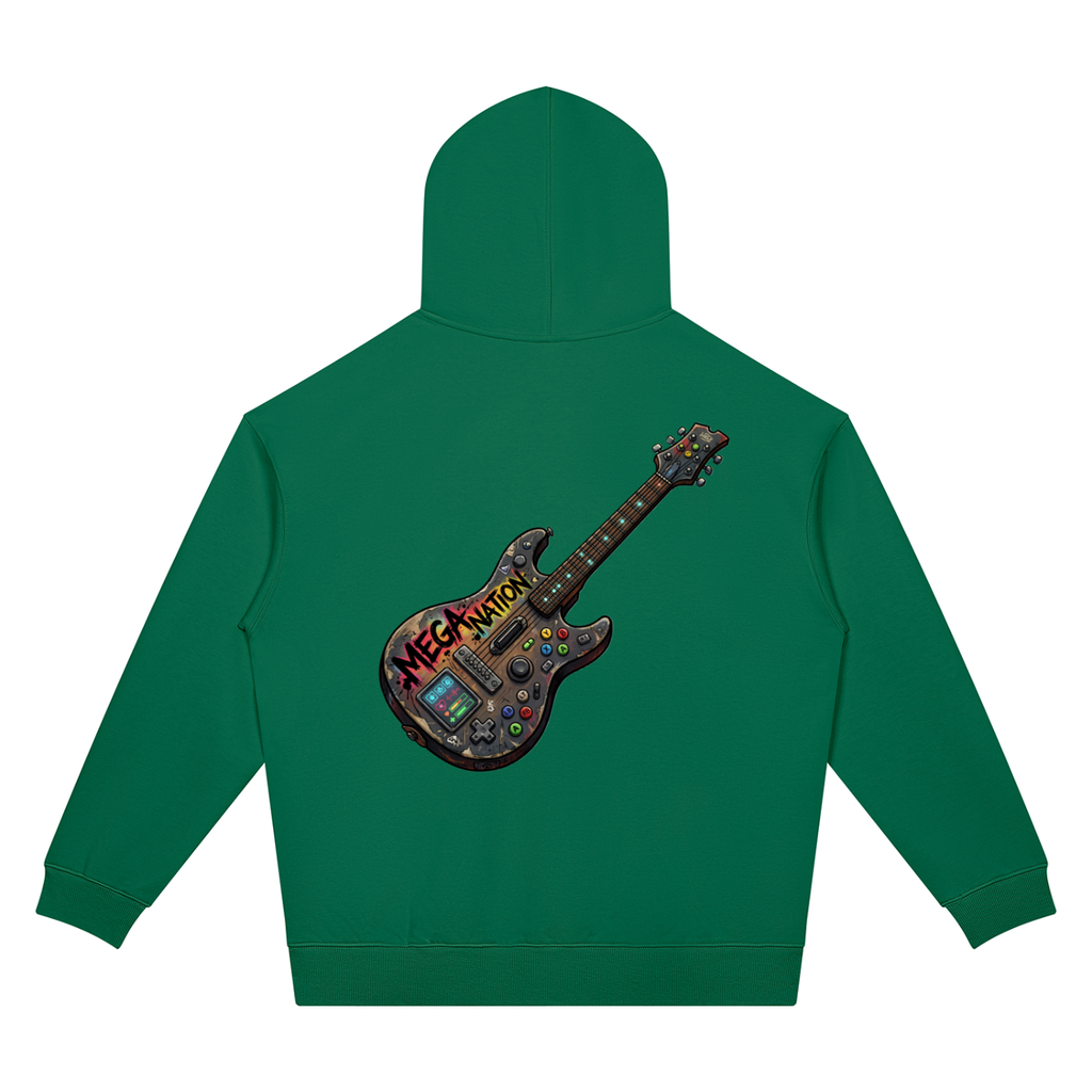 Mega Nation Game Guitar Unisex Oversized Drop Shoulder Hoodie (7 colors)