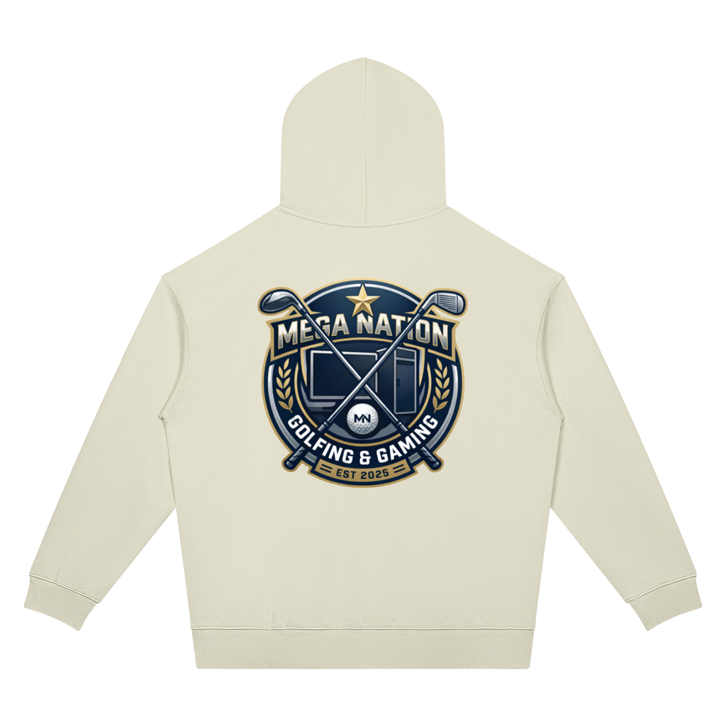 Mega Nation Golf & Gaming Unisex Oversized Drop Shoulder Hoodie (7 colors)