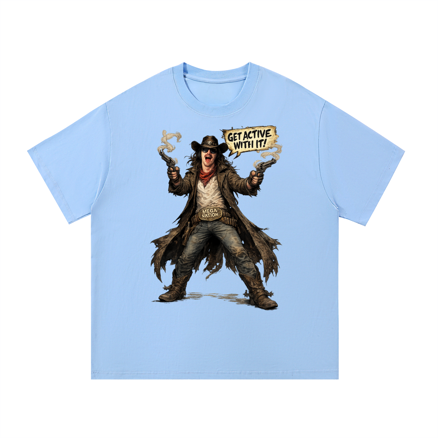 Mega Nation Active Revolvers T-Shirt (9 colors)
