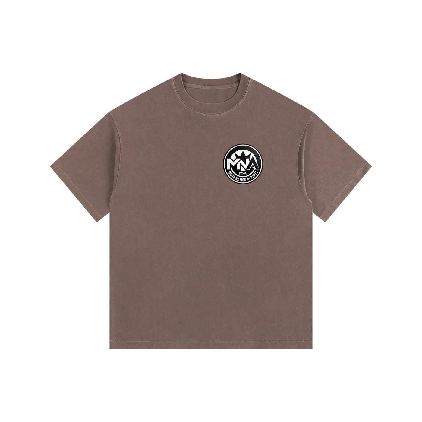 MNA Mega Nation Outlaws (Front and Back Logo) Oversized Cotton T-Shirt (9 colors)