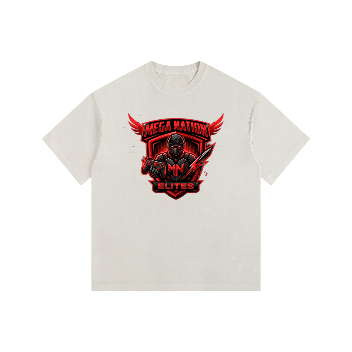 Mega Nation Elites Oversized Cotton T-Shirt (5 colors)