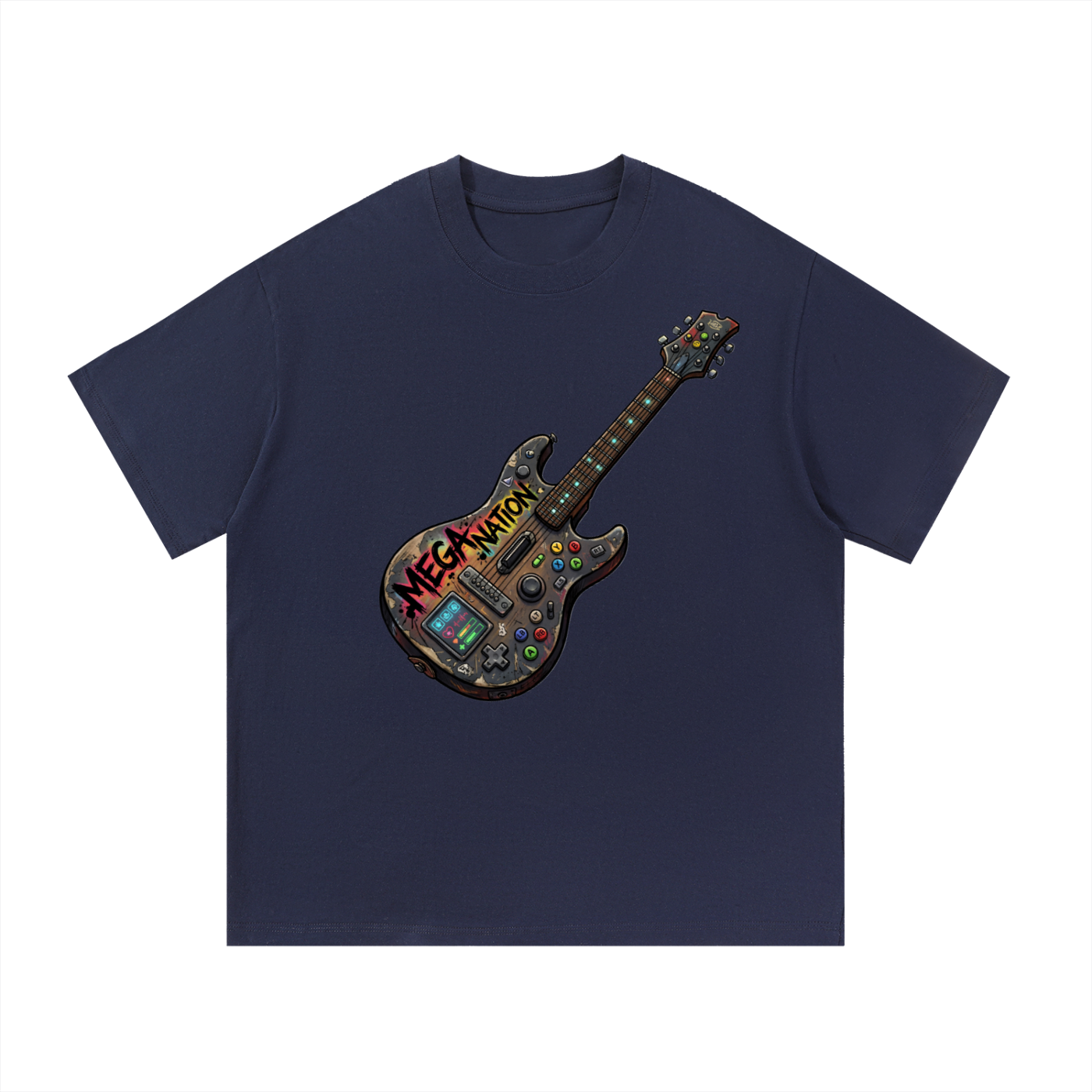 Mega Nation Gamer Guitar 2 T-Shirt (10 colors)