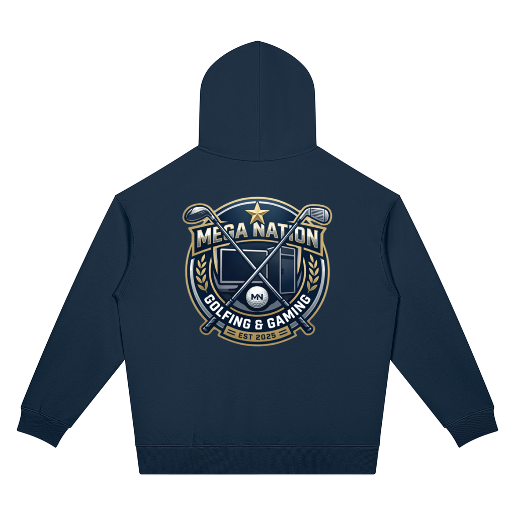 Mega Nation Golf & Gaming Unisex Oversized Drop Shoulder Hoodie (7 colors)