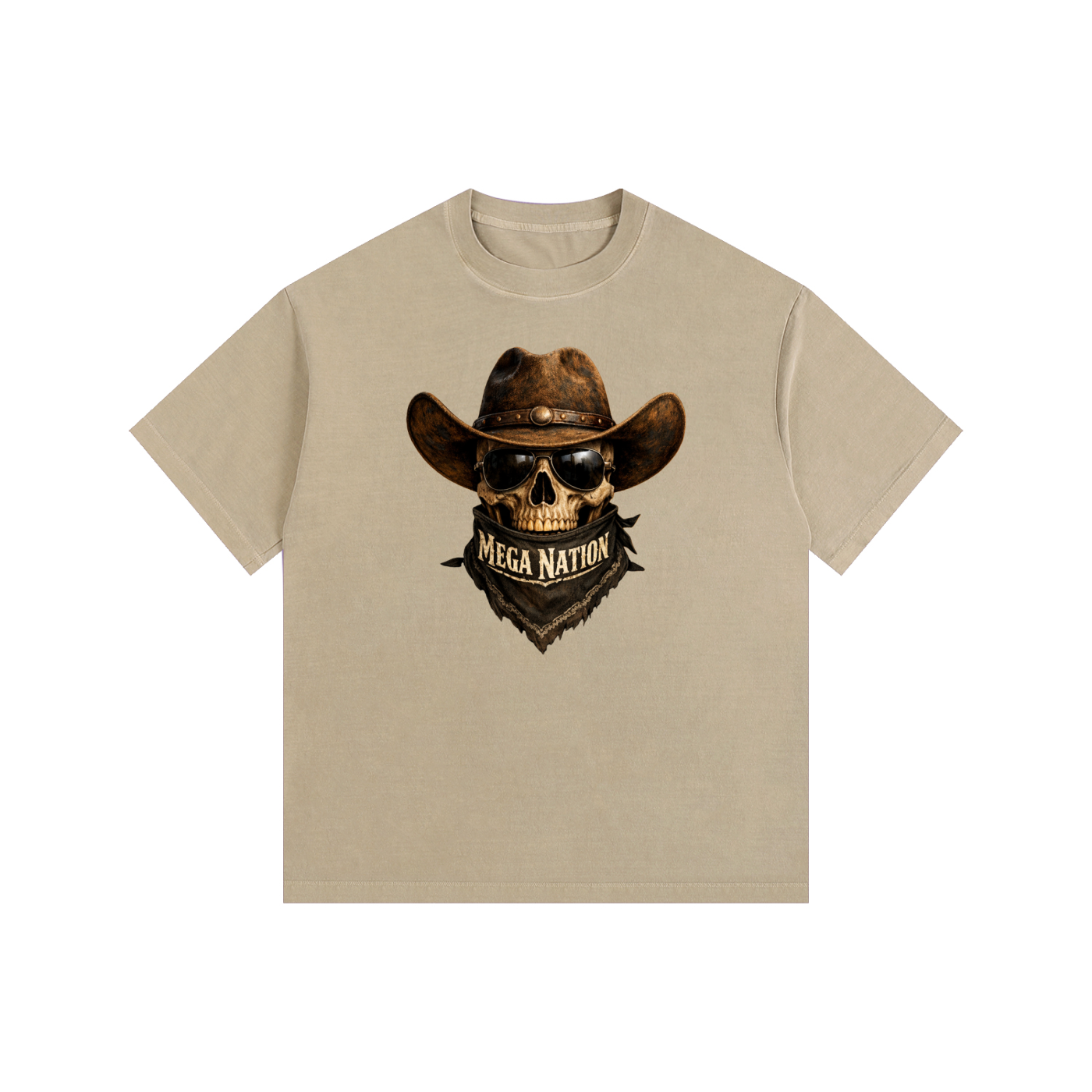 Mega Nation Outlaw Oversized Cotton T-Shirt (11 colors)