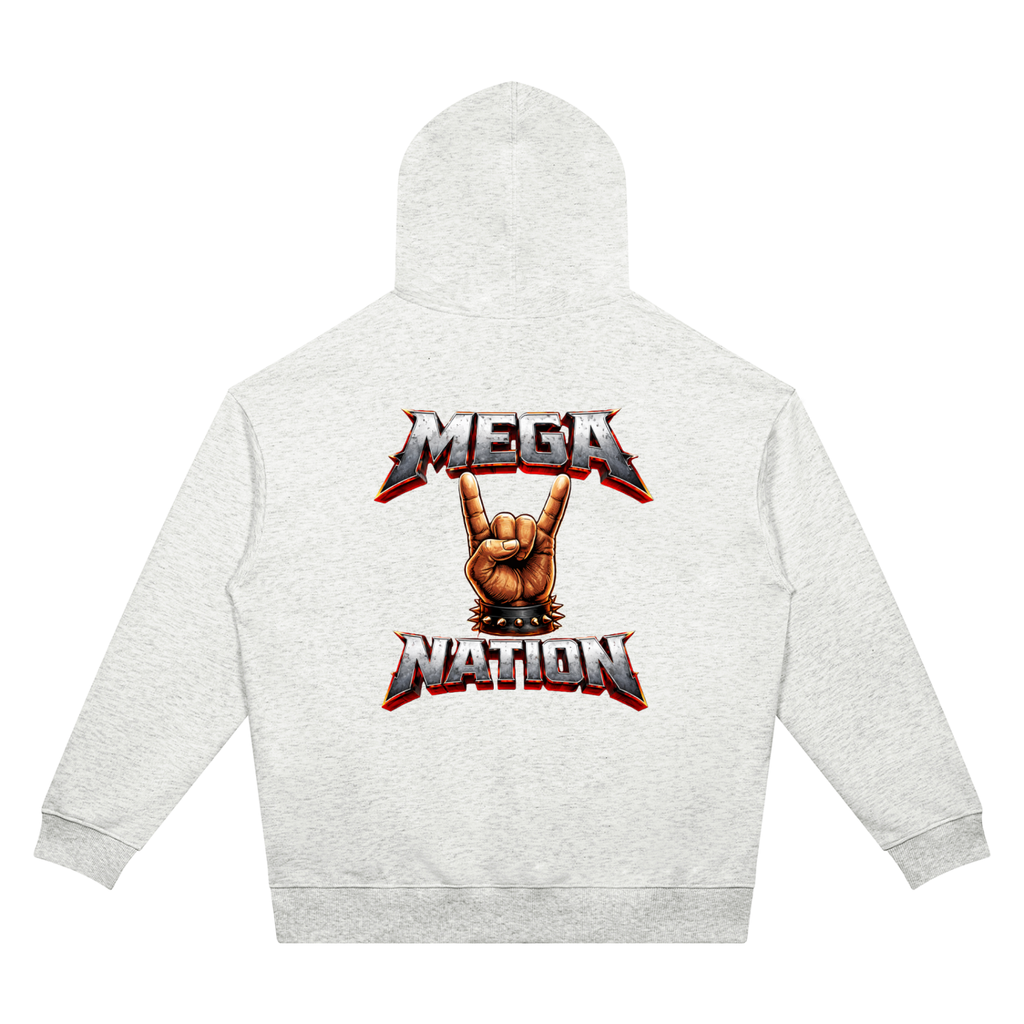 Mega Nation Rocker Unisex Oversized Drop Shoulder Hoodie (7 colors)