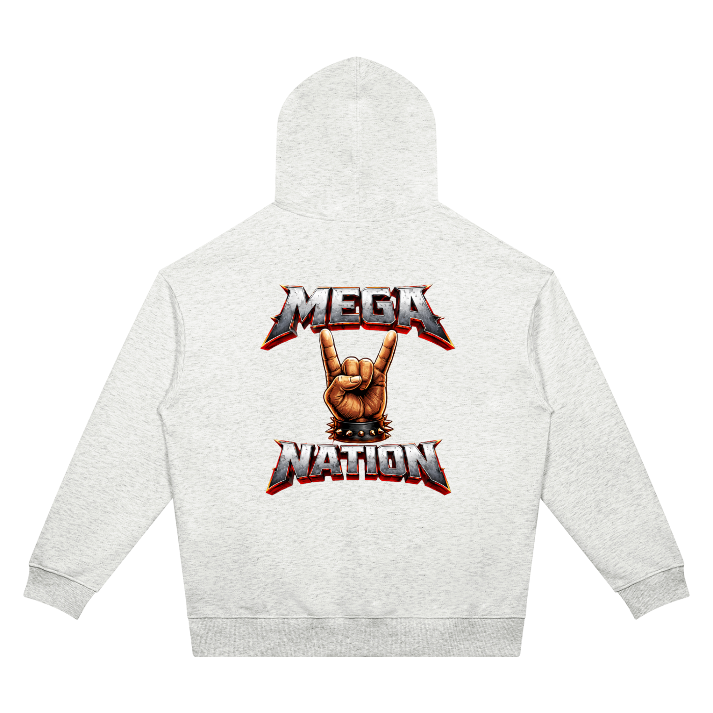 Mega Nation Rocker Unisex Oversized Drop Shoulder Hoodie (7 colors)