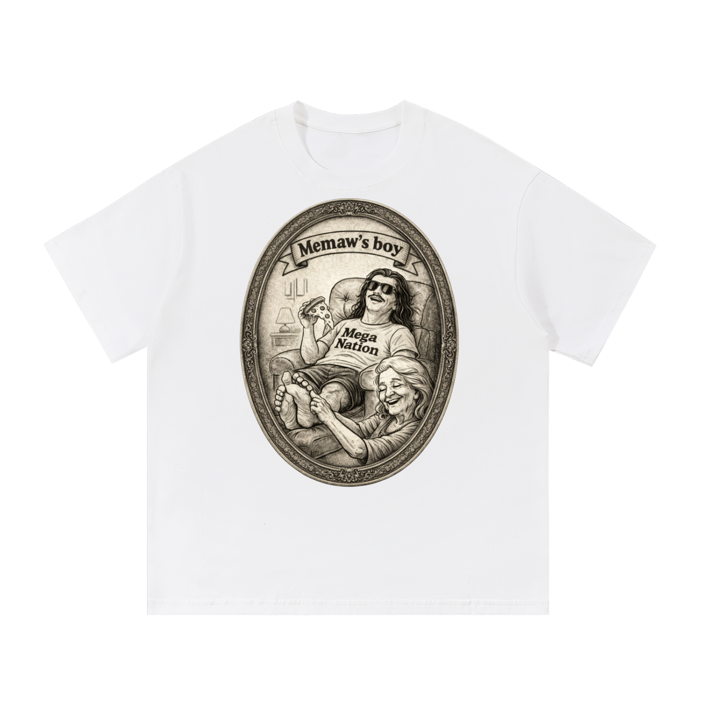 Mega Nation Memaw's Boy T-Shirt (10 colors)