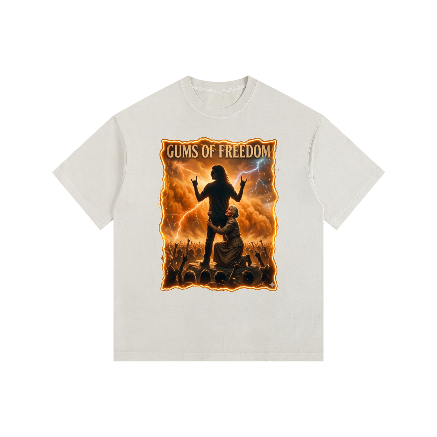 Gums of Freedom Oversized Cotton T-Shirt (7 colors)