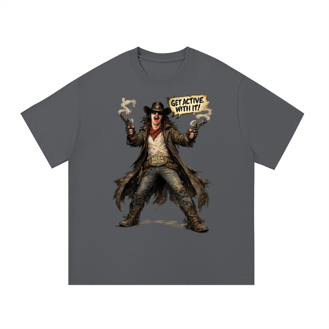 Mega Nation Active Revolvers T-Shirt (9 colors)