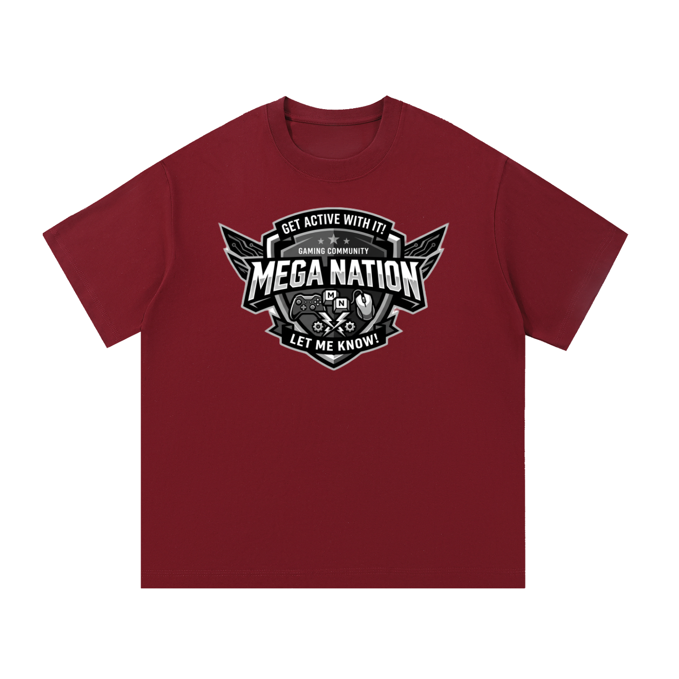Mega Nation Gaming Community Essential Cotton T-Shirt (10 colors)