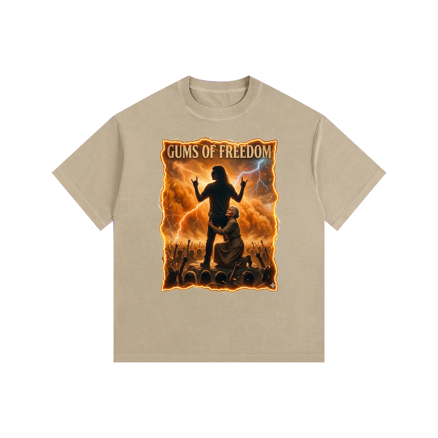 Gums of Freedom Oversized Cotton T-Shirt (7 colors)