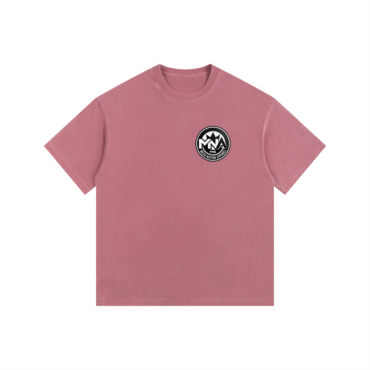 MNA Mega Nation Outlaws (Front and Back Logo) Oversized Cotton T-Shirt (9 colors)