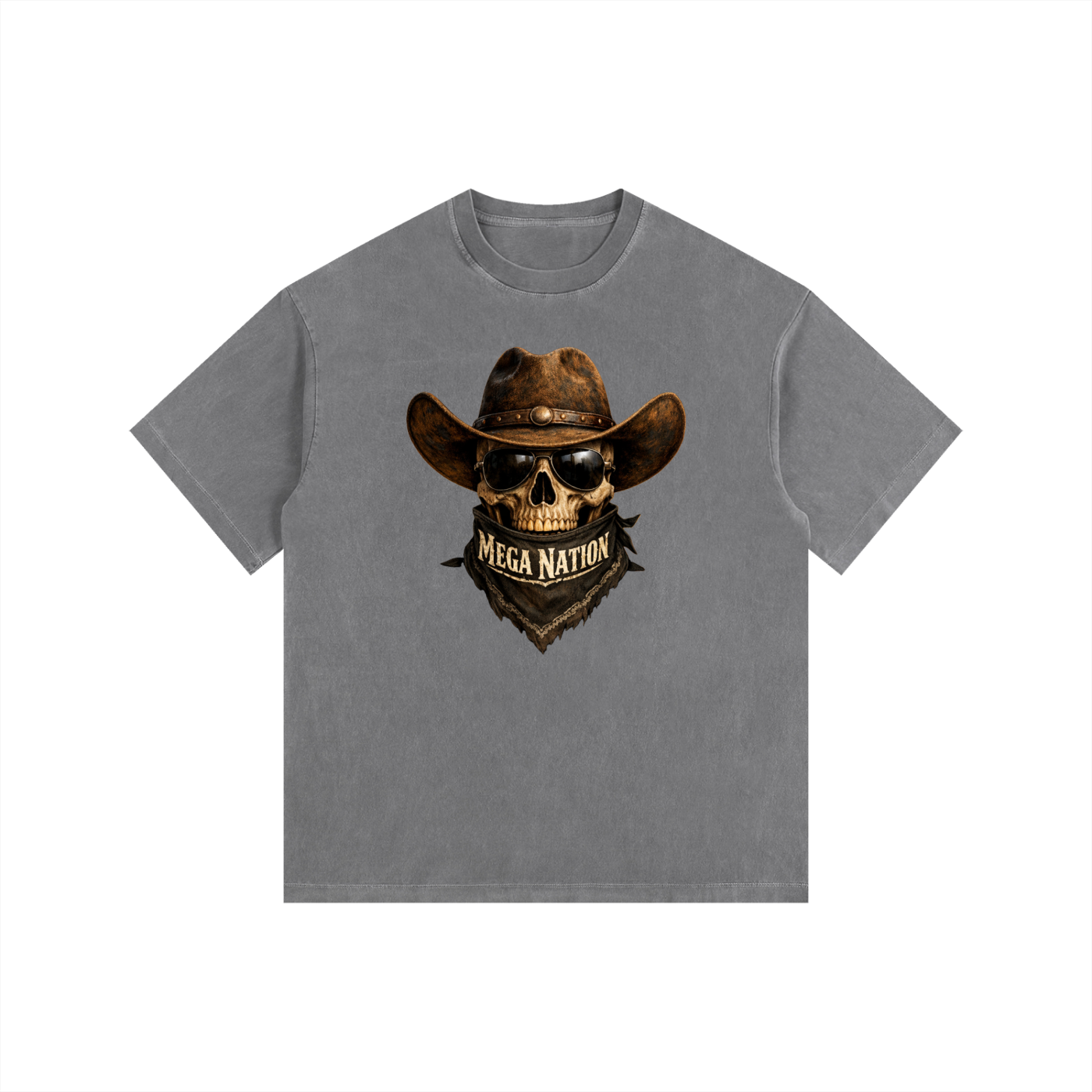 Mega Nation Outlaw Oversized Cotton T-Shirt (11 colors)