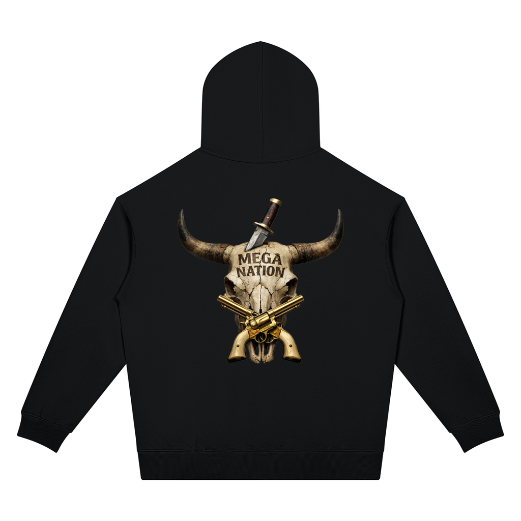 Mega Nation Longhorn Golden Revolvers Unisex Oversized Drop Shoulder Hoodie (7 colors)