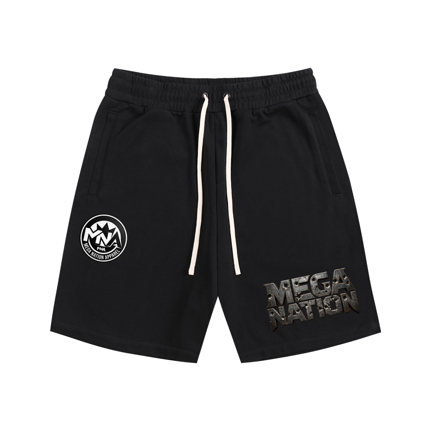 MNA Damaged Plate Essential Cotton Shorts (6 colors)