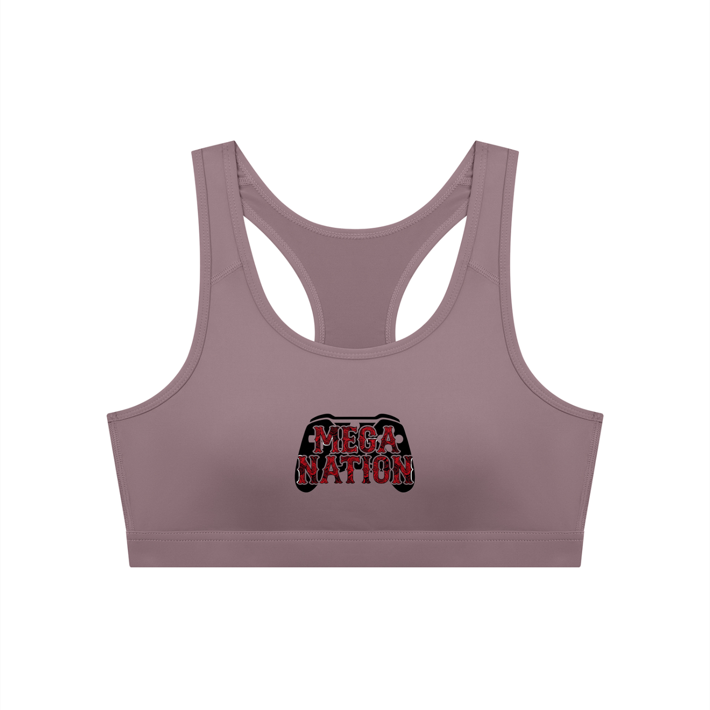 Mega Nation Game Controller Women's Cropped Sports Bra (5 colors)