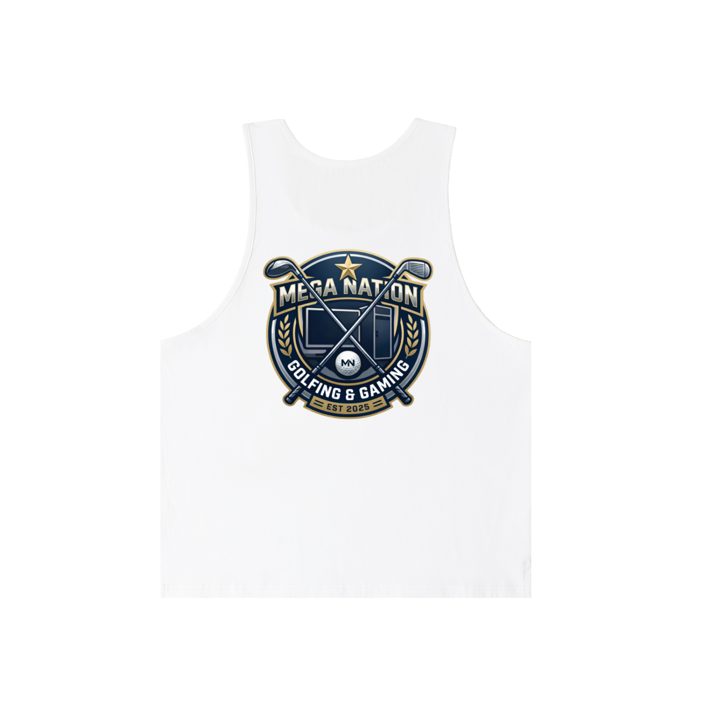 MNA Golf & Gaming (Front and Back Logo) Loose Fit Tank Top (2 colors)