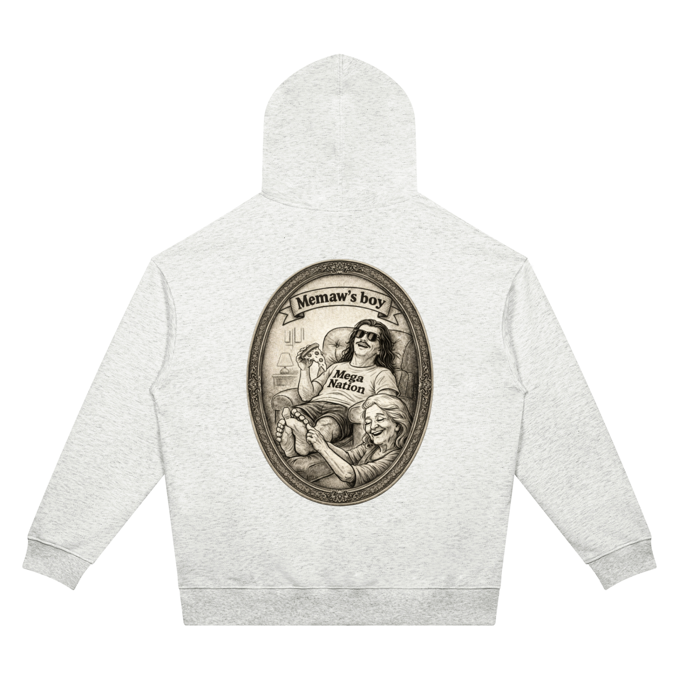 Memaw's Boy Unisex Oversized Drop Shoulder Hoodie (7 colors)