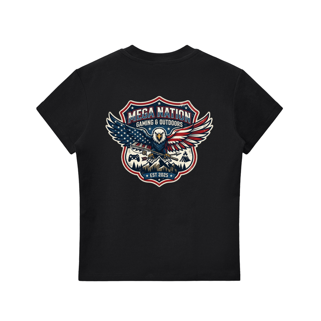 MNA Eagle Gaming & Outdoors (Front and Back Logo) T-Shirt (7 colors)