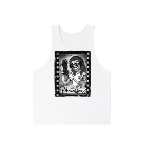 Elbow Deep Film Roll Loose Fit Tank Top (2 colors)