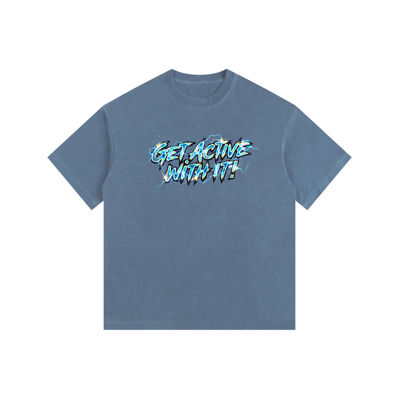 Get Active With It Voltage Oversized Cotton T-Shirt (11 colors)