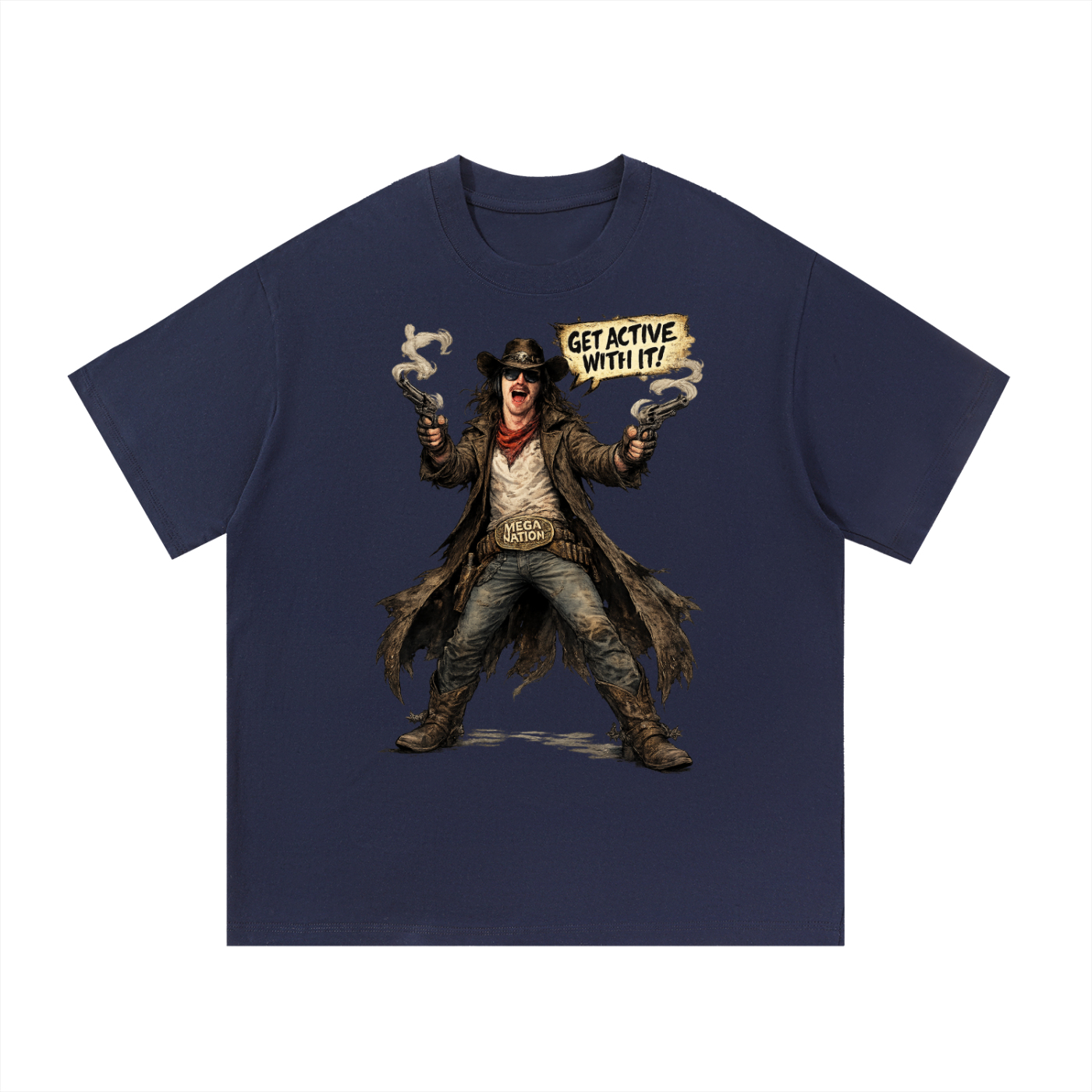Mega Nation Active Revolvers T-Shirt (9 colors)