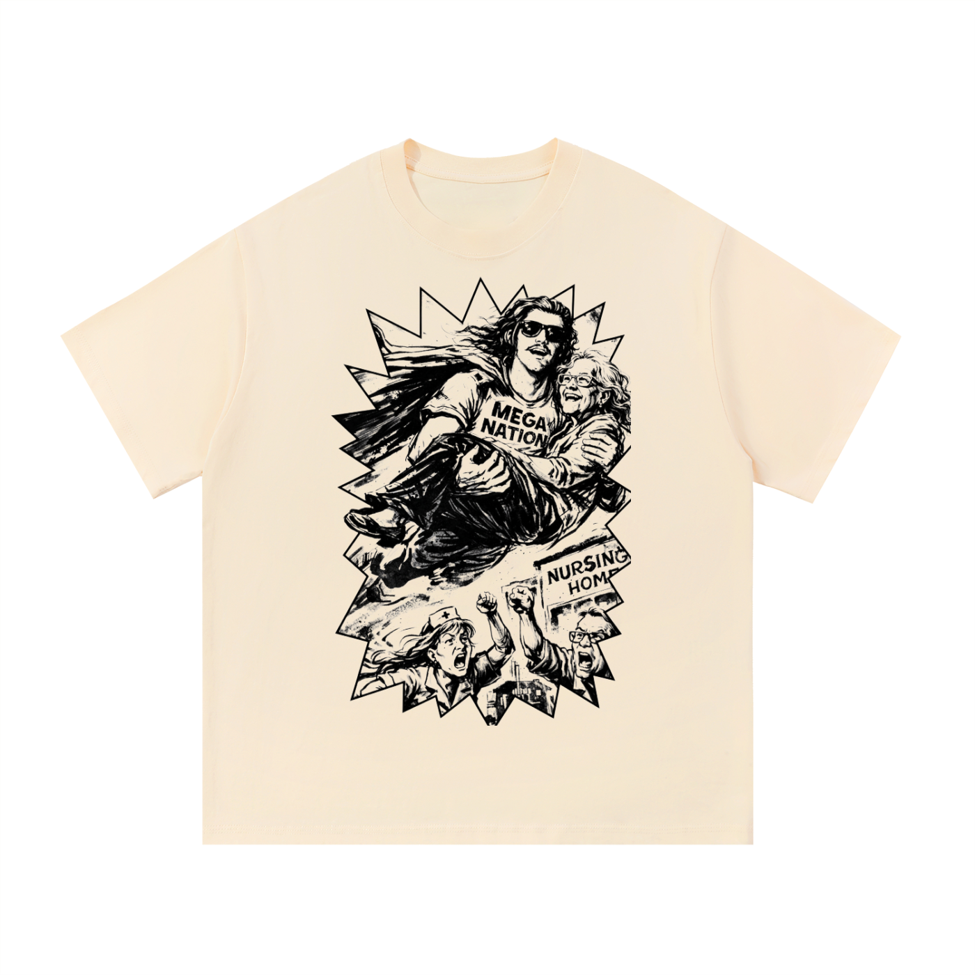 Mega Nation Memaw's Hero T-Shirt (5 colors)