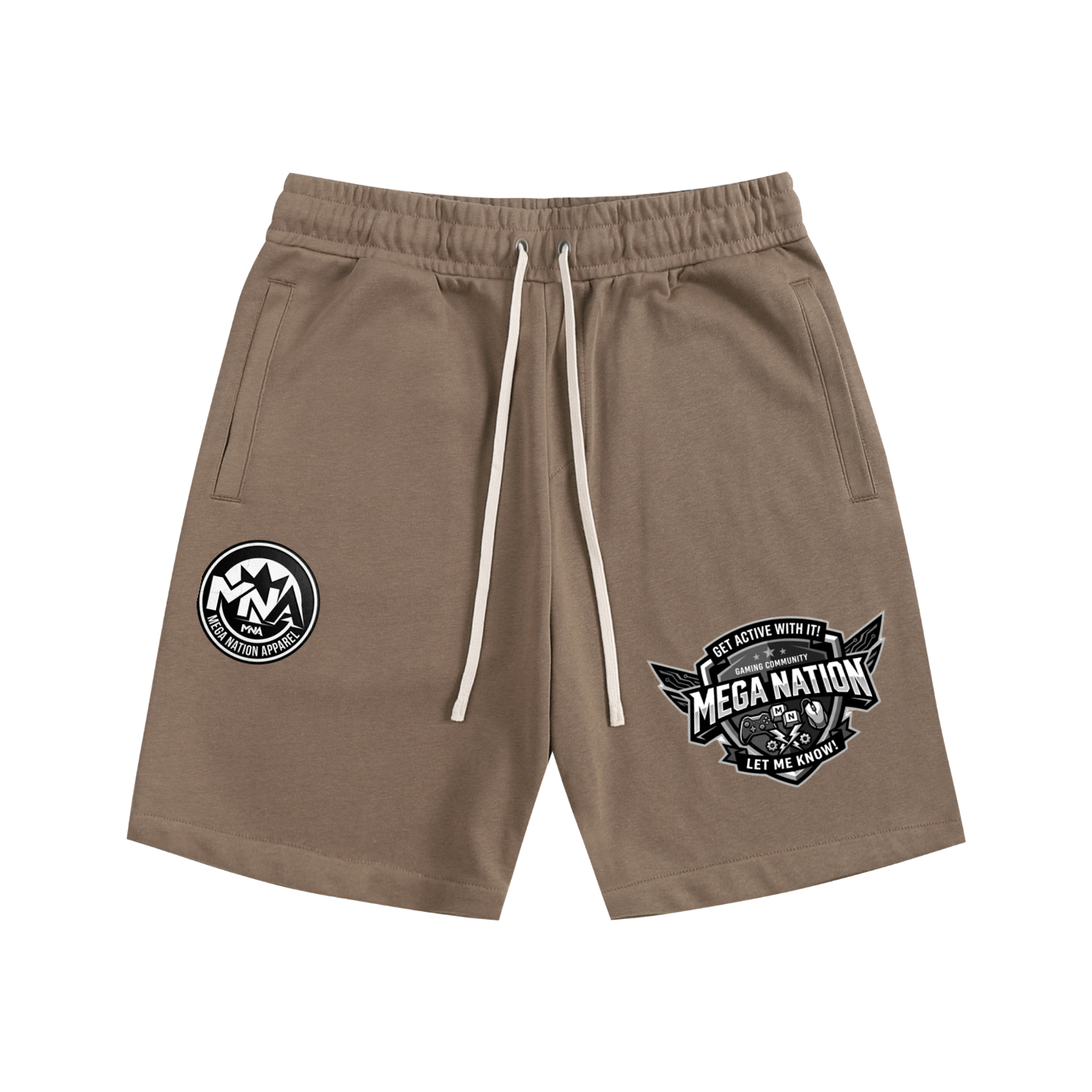 Mega Nation Gaming Community Essential Cotton Shorts (6 colors)