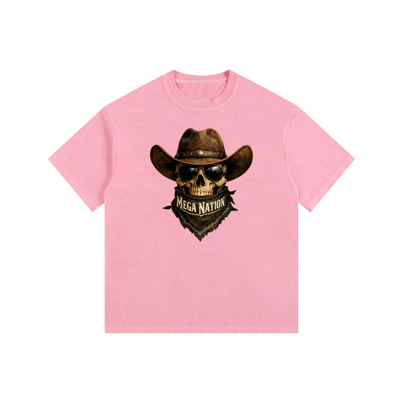 Mega Nation Outlaw Oversized Cotton T-Shirt (11 colors)