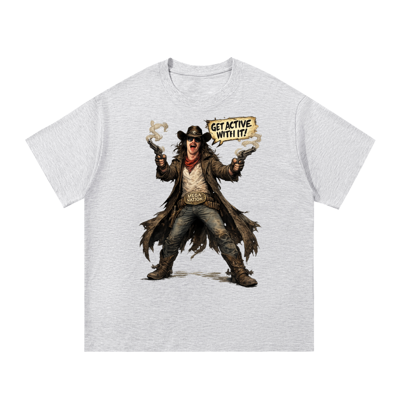 Mega Nation Active Revolvers T-Shirt (9 colors)