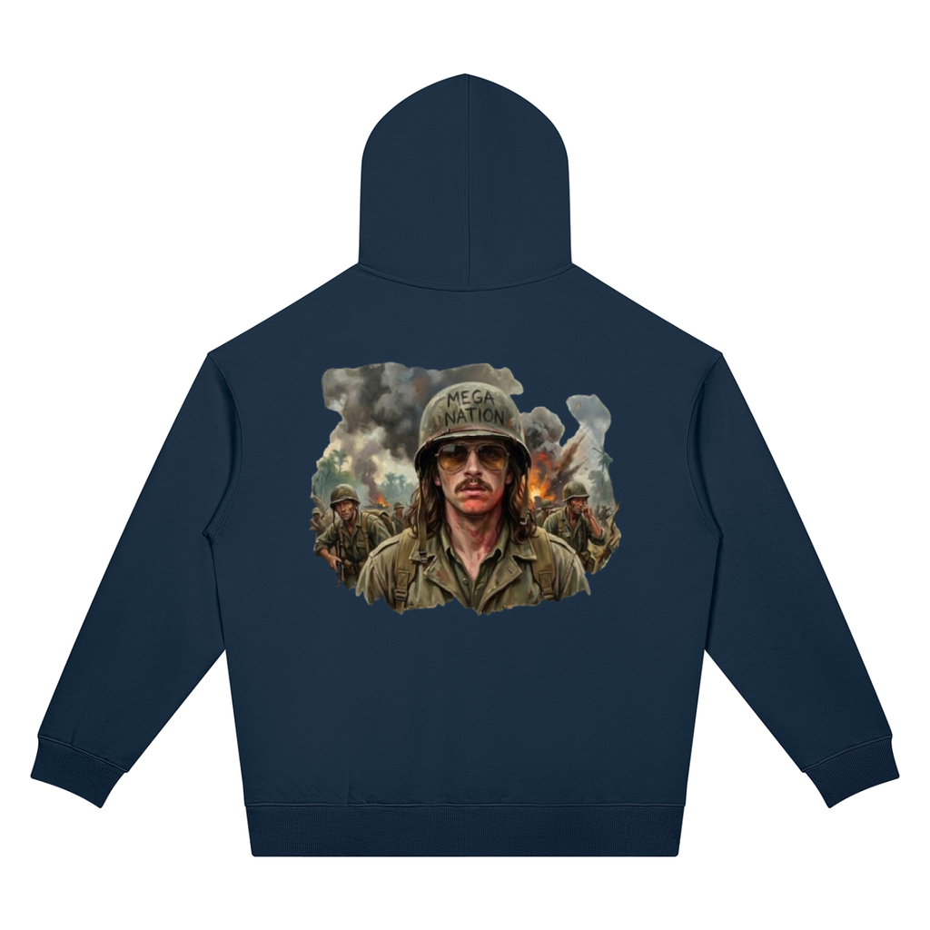 Mega Nation War Stories Unisex Oversized Drop Shoulder Hoodie (7 colors)
