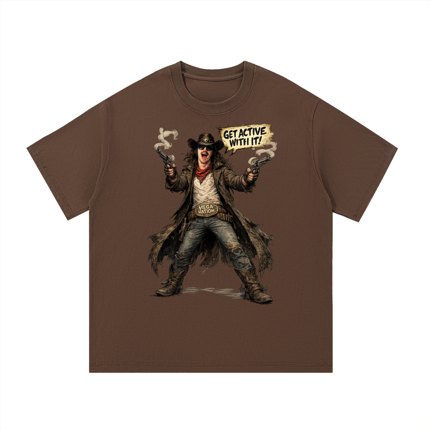 Mega Nation Active Revolvers T-Shirt (9 colors)