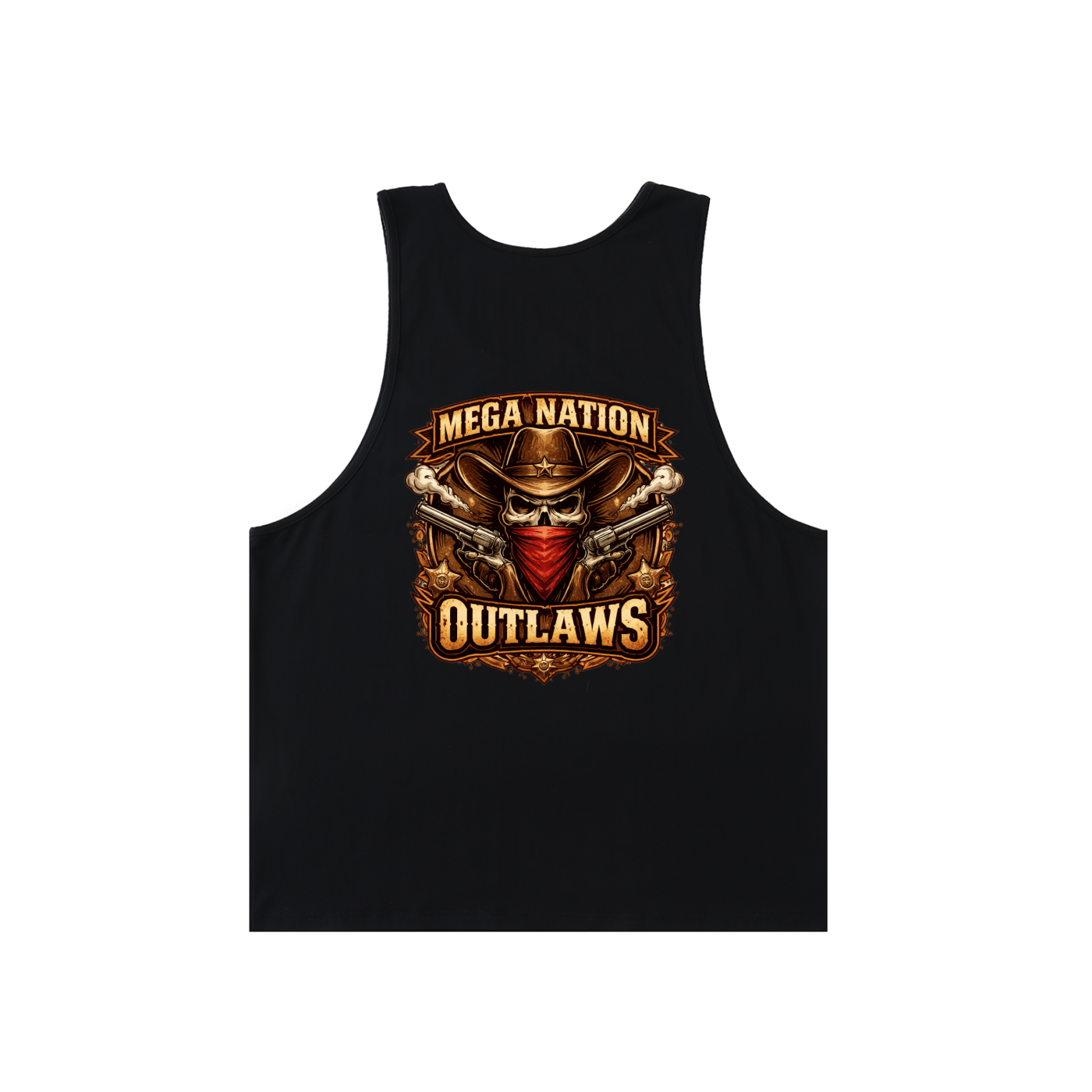MNA Outlaws (Front and Back Logo) Loose Fit Tank Top (2 colors)
