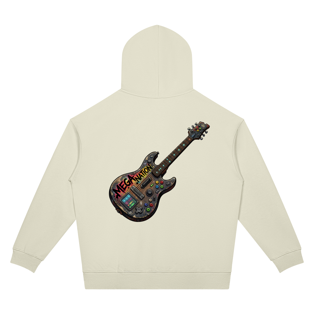 Mega Nation Game Guitar Unisex Oversized Drop Shoulder Hoodie (7 colors)