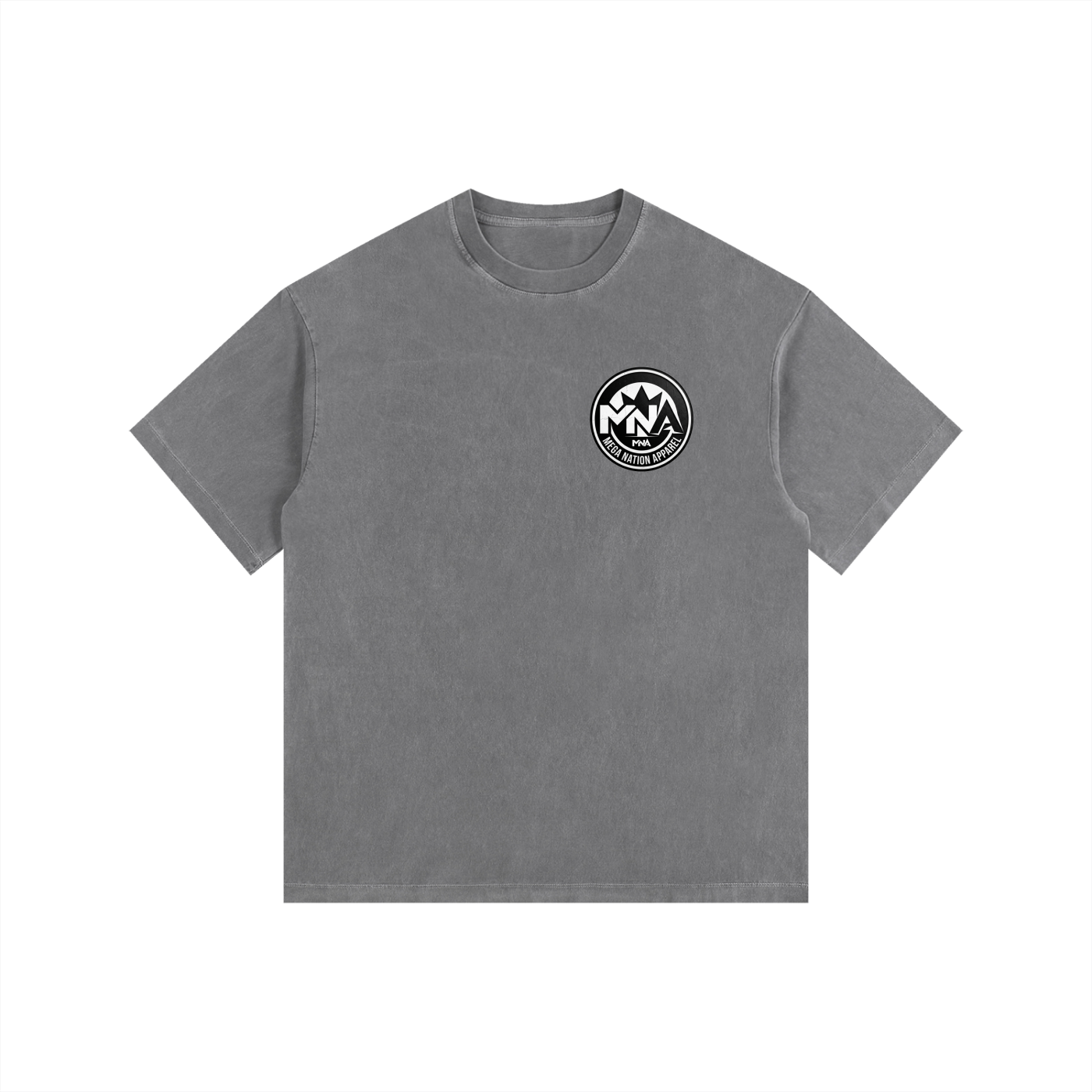 MNA Mega Slangers (Front and Back Logo) Oversized Cotton T-Shirt (7 colors)