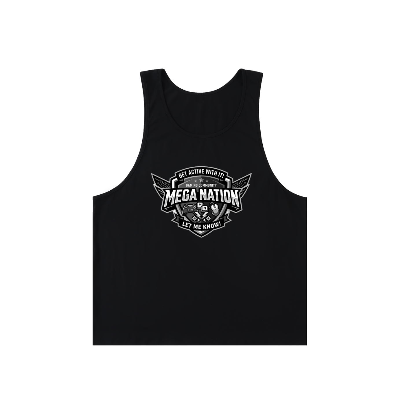 Mega Nation Gaming Community Unisex Loose Tank Top (2 colors)