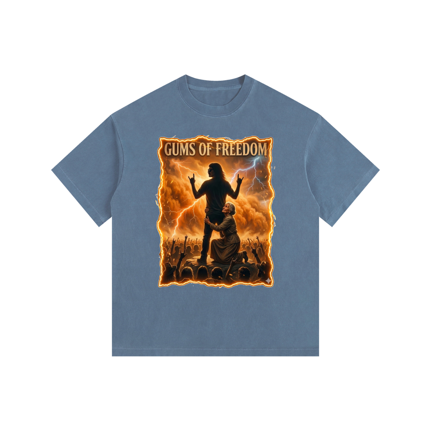 Gums of Freedom Oversized Cotton T-Shirt (7 colors)